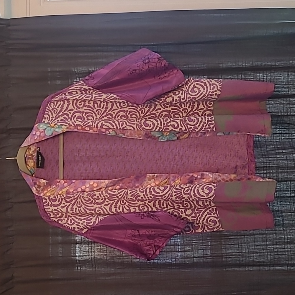 Silk Purple Kimono top - OS - Sissel Edelbo